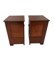 Art Deco Modernist Nightstands by J.A. Muntendam for L.O.V. Oosterbeek, 1920s 2